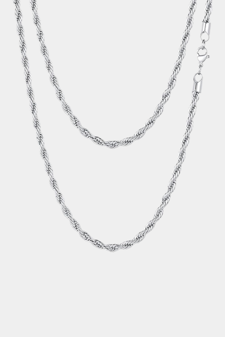 COLLIER MAILLE - ARGENT